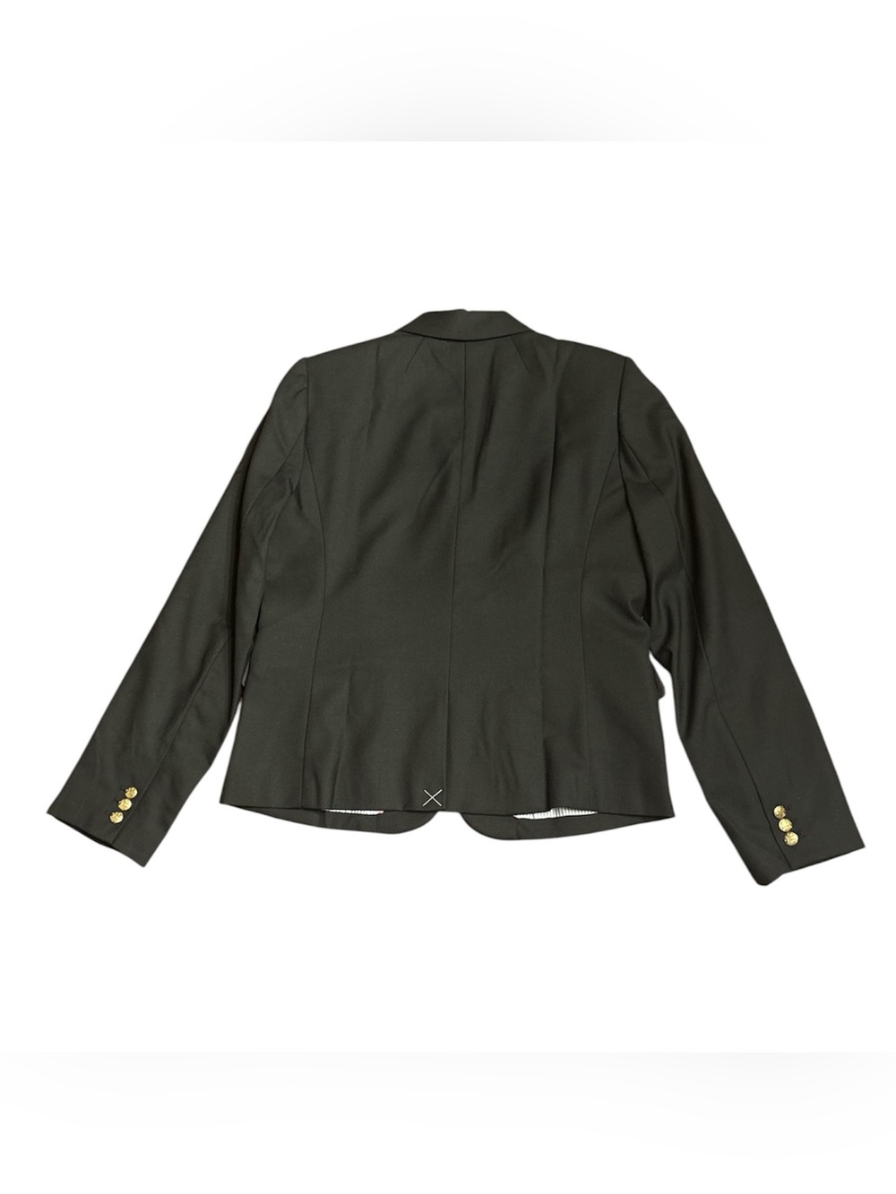 J Crew Factory women’s Original schoolboy blazer black AZ565 Size 12 NWT - Picture 5 of 9